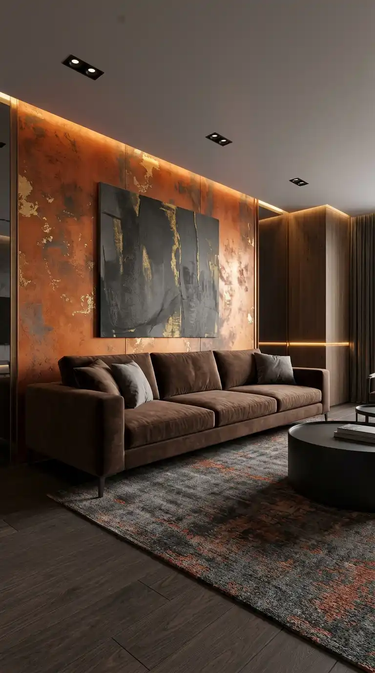 1. The Gilded Mocha: Velvet and Gold Leaf Fusion