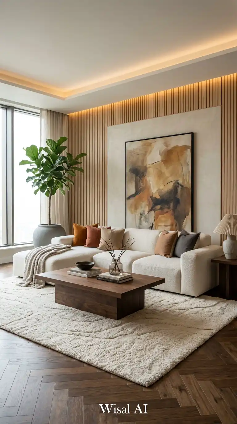 The Sculptural Silhouette: A Modern Sofa Idea for Sophisticated Lounging