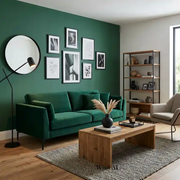 15 Emerald Green Living Room Ideas That Feel Bold and Luxurious - Interior Design Inspiration | Wisal AI : object Object,object Object,object Object,object Object,object Object,object Object,object Object,object Object,object