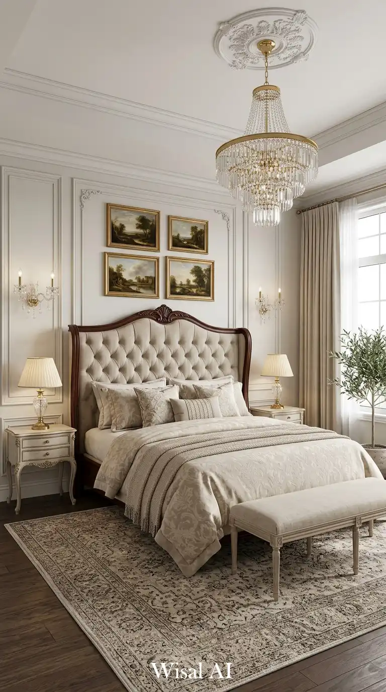 10. Refined Sophistication Classic Bedroom