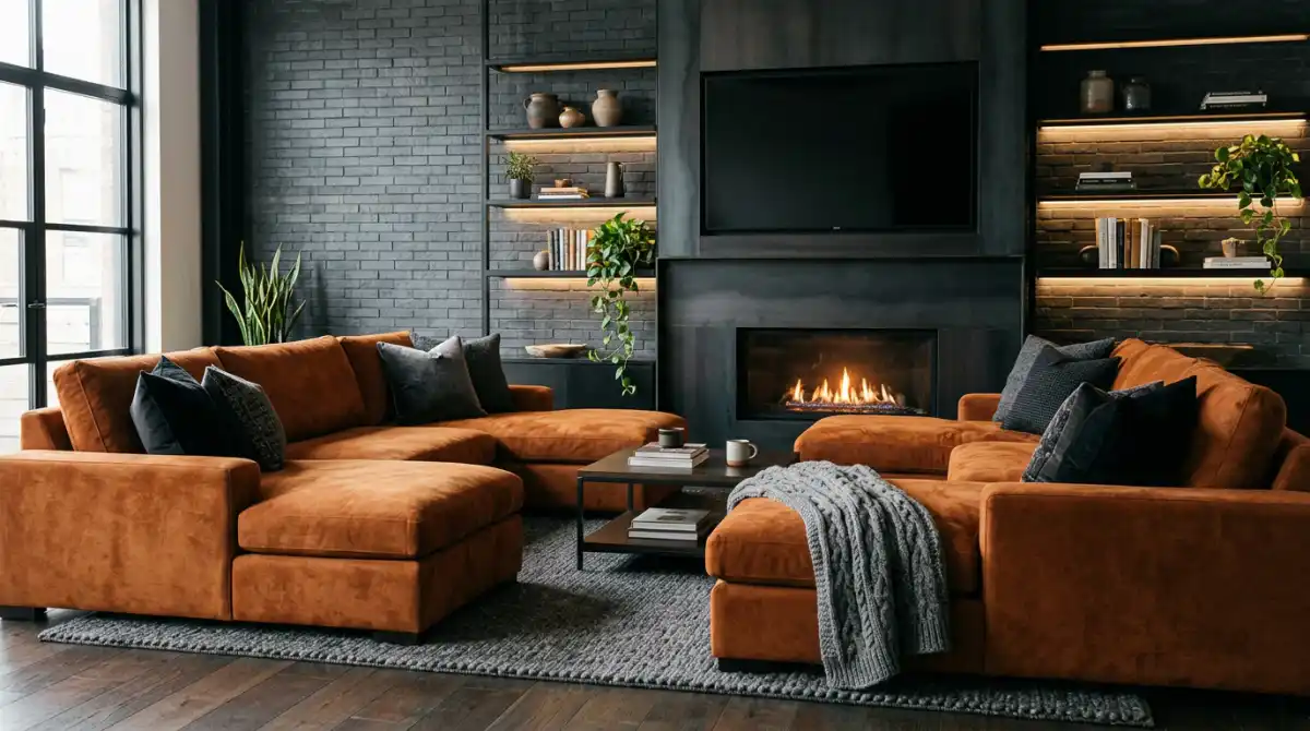 10. The Ultimate Comfort Corner and Integrated Technology