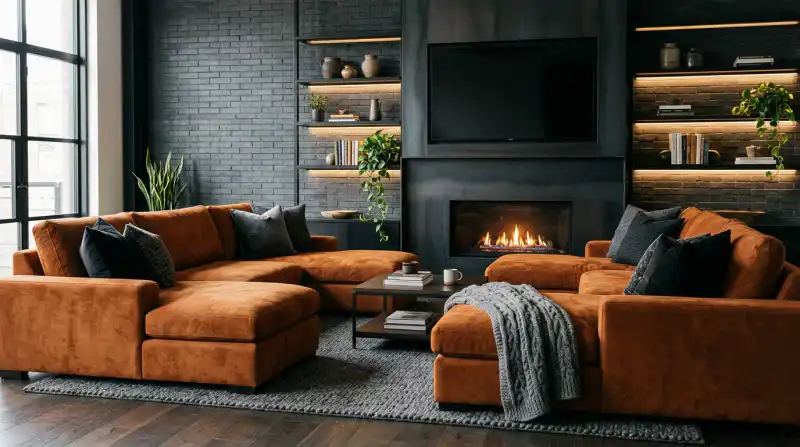 10. The Ultimate Comfort Corner and Integrated Technology