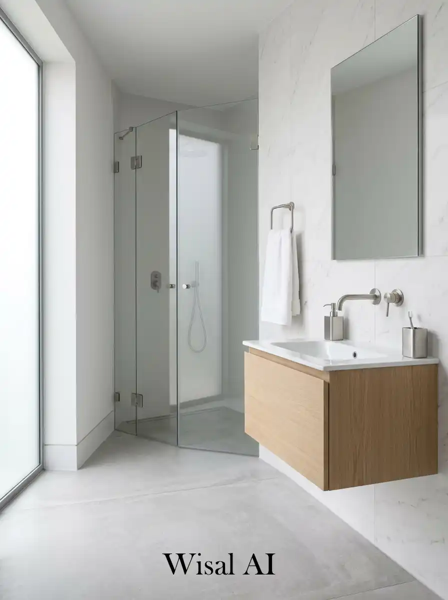 12. Minimal accessories reduce clutter and visual noise