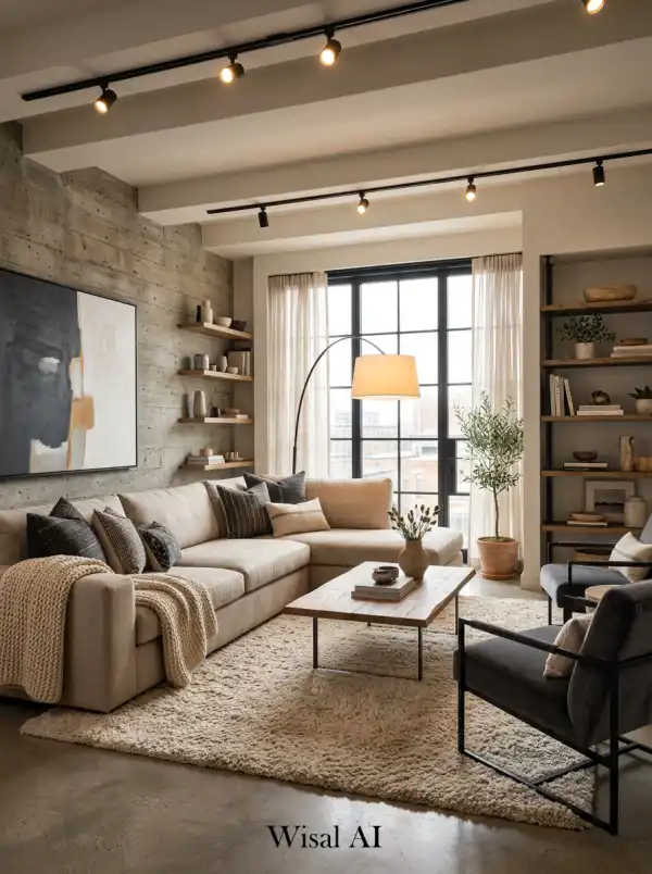 18 Charcoal and Beige Living Room Ideas for Modern Elegance and Timeless Luxury - Interior Design Inspiration | Wisal AI : object Object,object Object,object Object,object Object,object Object,object Object,object Object,object Object,object