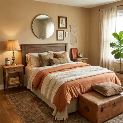 17 Tan Bohemian Bedroom Ideas for a Cozy Warm and Natural Look
