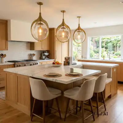 21 Kitchen Island Ideas 2026  with Built-In Seating