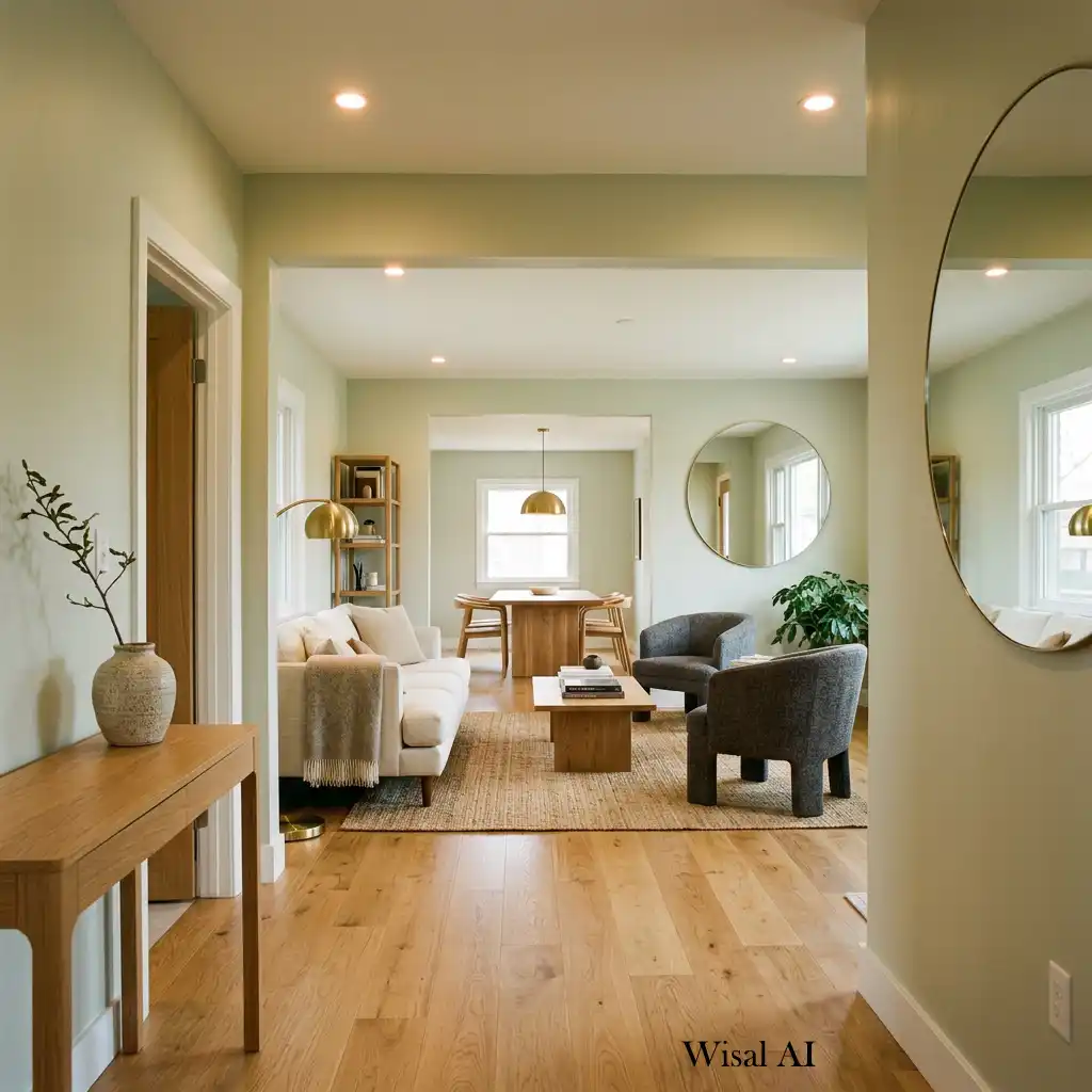 Timeless home interior combining cohesive colors, textures, and materials for lasting elegance.