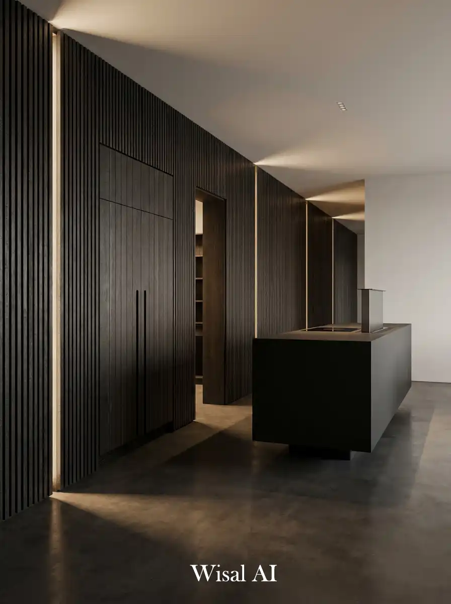 15. The Hidden Slat-Wall & Smart Technology Kitchen