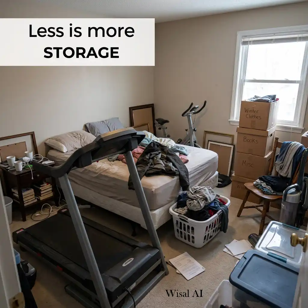 Minimalist clutter-free bedroom designed for restful sleep.