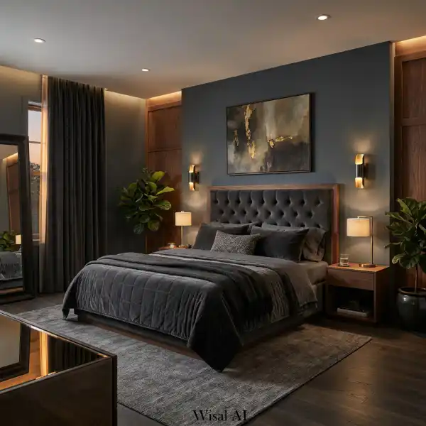 27 Velvet and Walnut Bedroom Ideas for a Sophisticated European Retreat - Interior Design Inspiration | Wisal AI : object Object,object Object,object Object,object Object,object Object,object Object,object Object,object Object,object