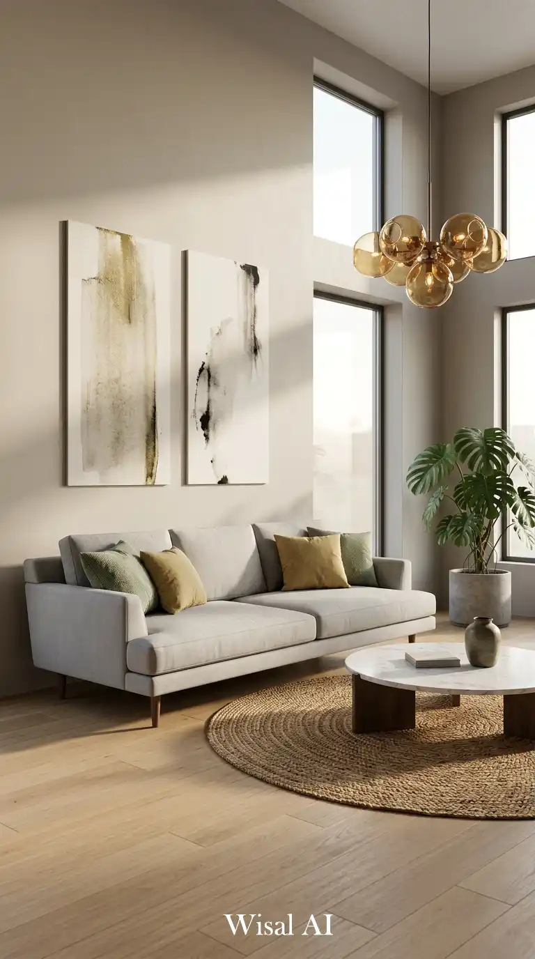 2. Japandi Harmony and the Perfect Modern Sofa Idea