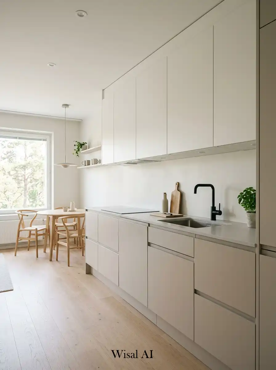 2. Minimal Open Layout Kitchen Idea