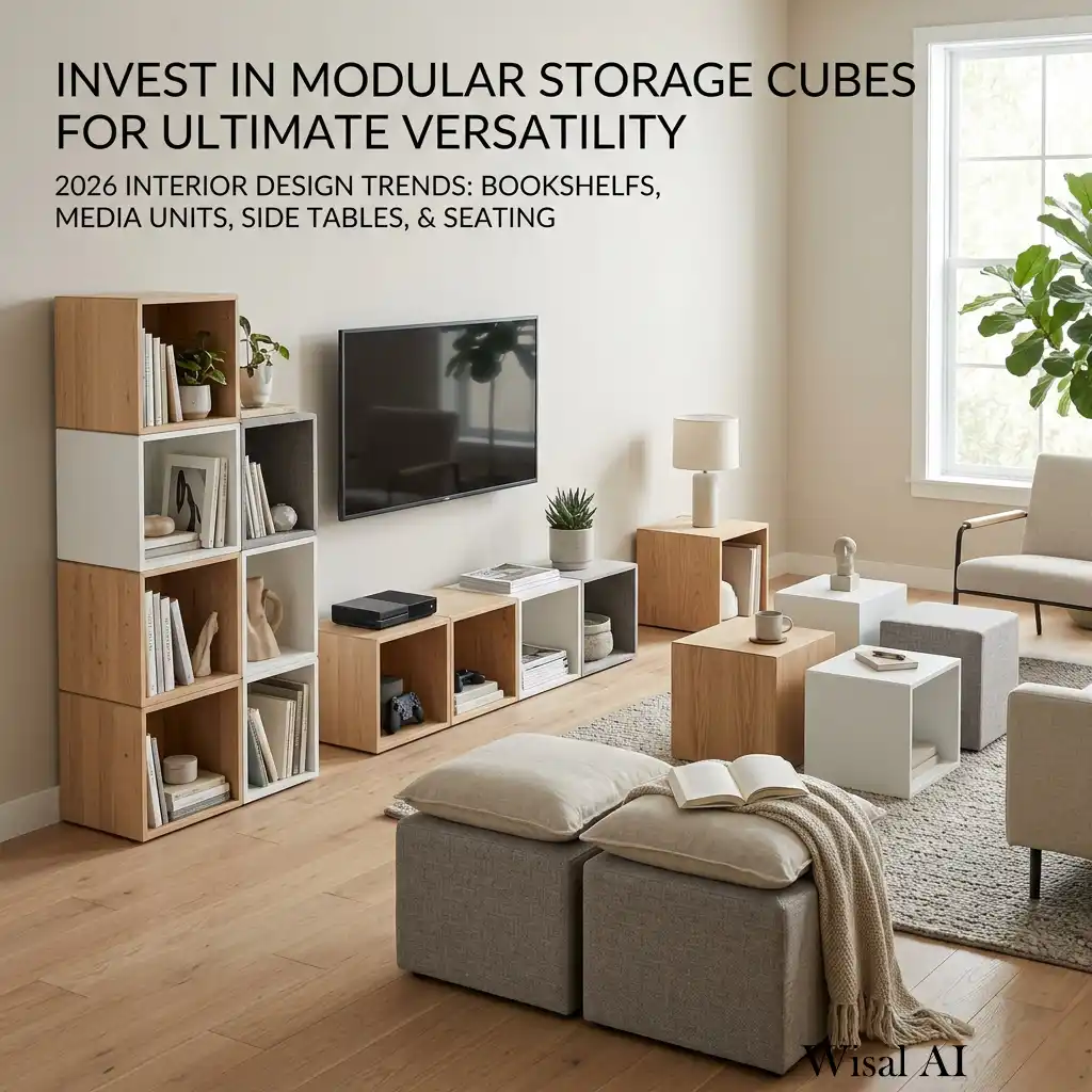 Modular storage cubes stack rearrange and adapt to changing needs