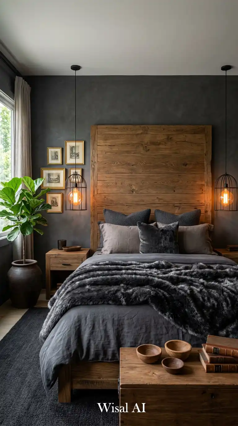 3. Elegant and Timeless Gray Bedroom Idea