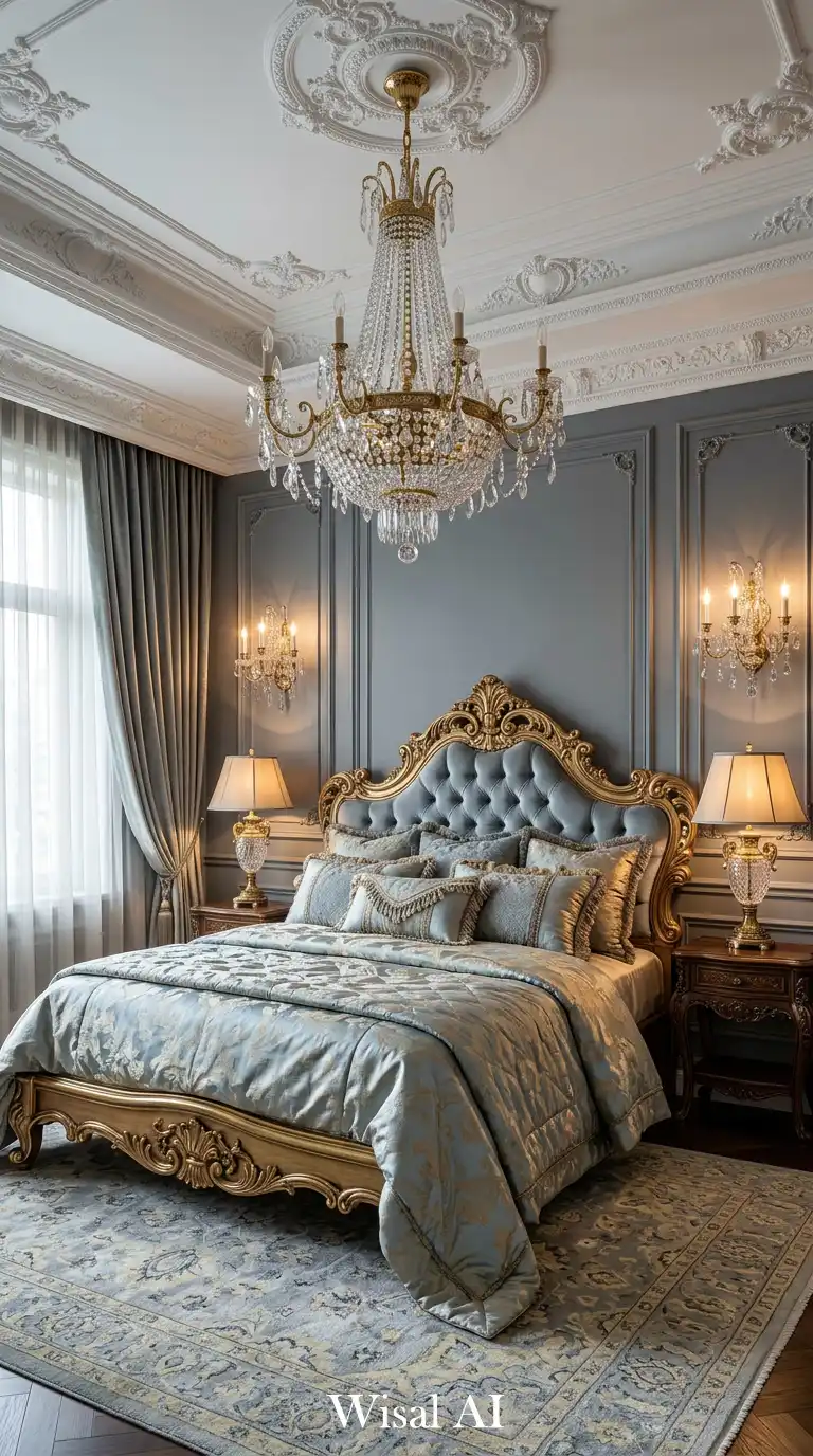 3. Imperial Serenity: A Classic Bedroom Masterpiece