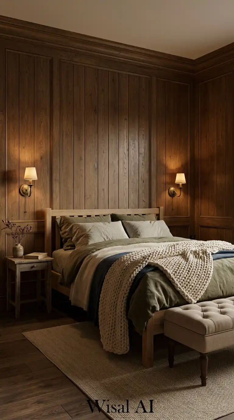 3.The Rustic Wood-Paneled Retreat