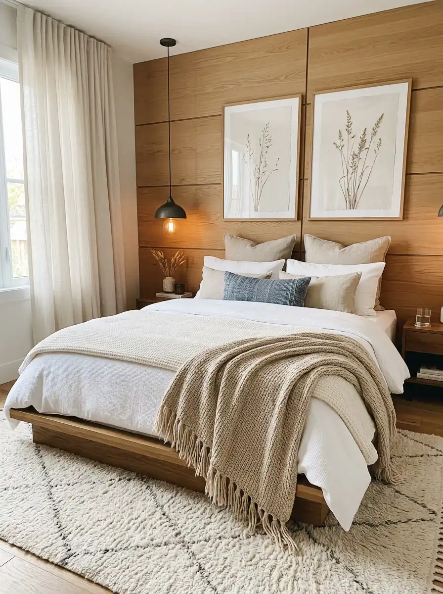 24.Texture, Layers, and the Ultimate Cozy Bedroom Idea