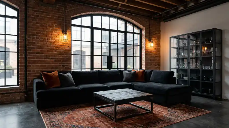 27 Moody Industrial Living Room Secrets for a Cozy yet Edgy Sanctuary 2026 Design Inspiration