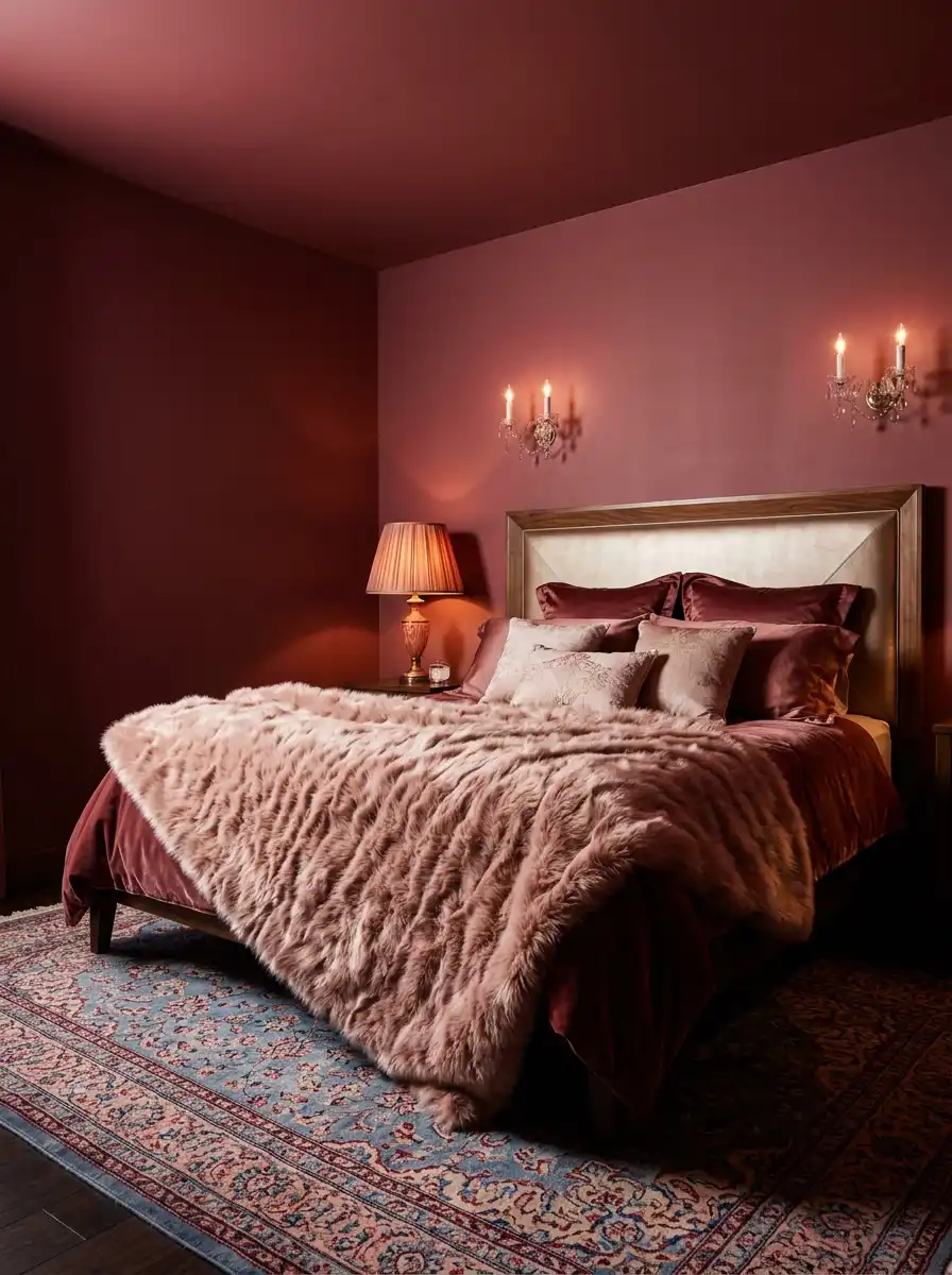 15. The Crimson Suite: Modern Bedroom Ideas for Couples