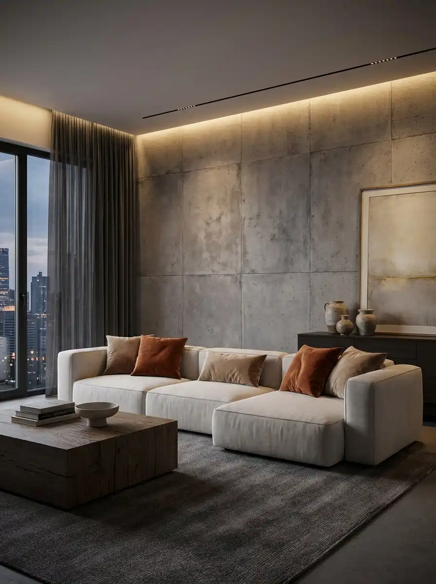 15. Timeless Comfort with Artful Precision: 25 Stunning Living Room Idea