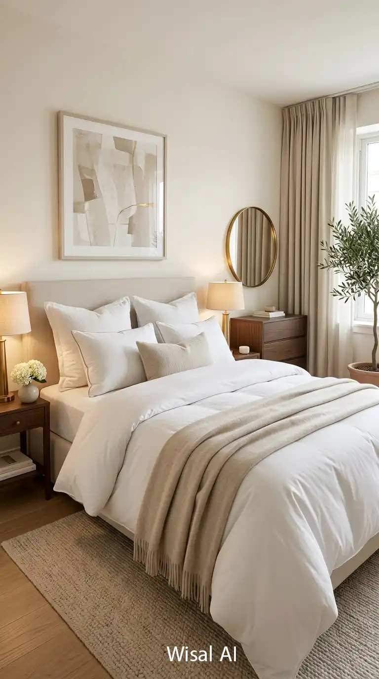 6. Invest in Crisp Hotel-Style Bedding