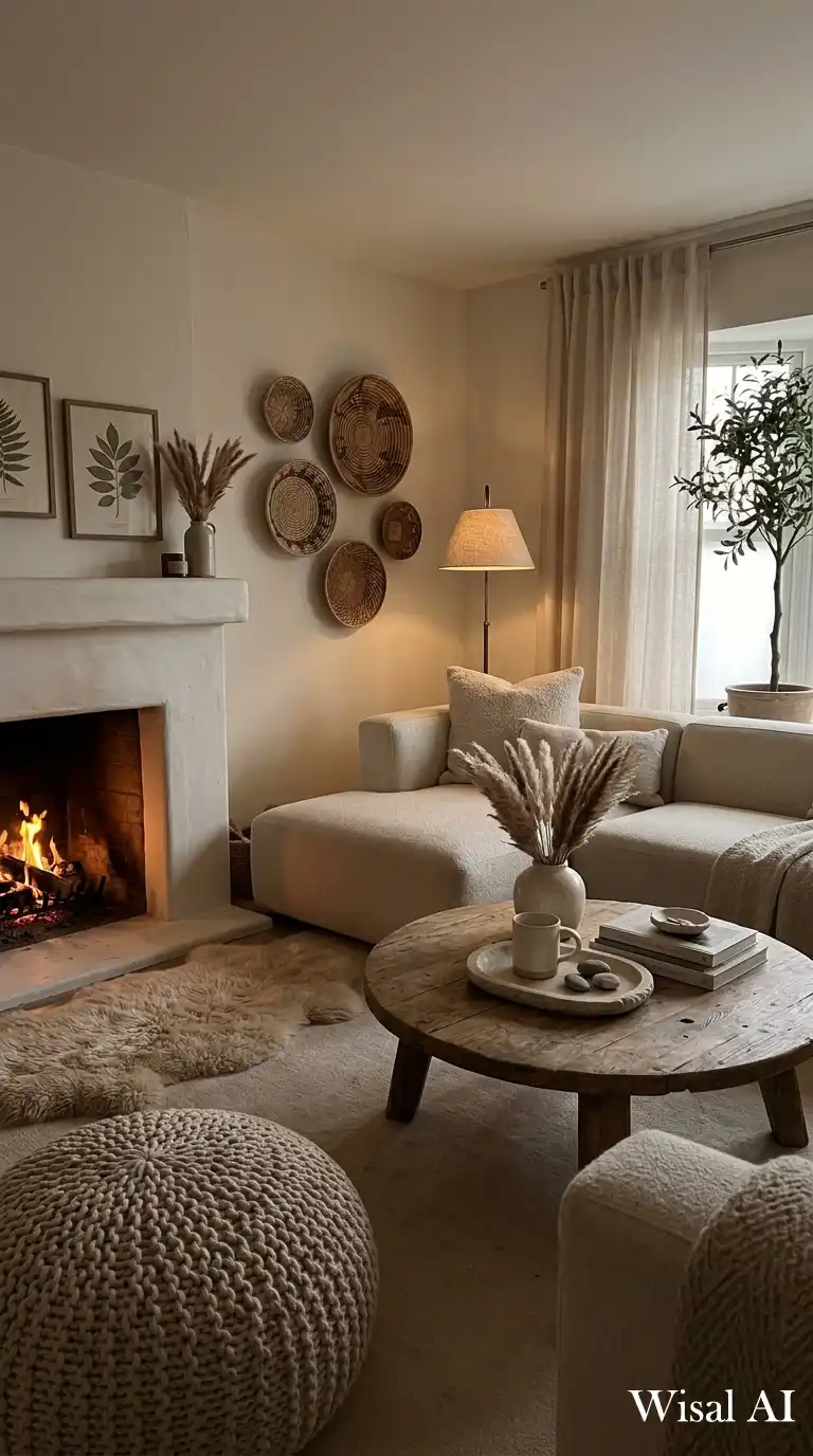 16. The Hygge Hideaway: Creating a Cozy Hearth in Your Living Room