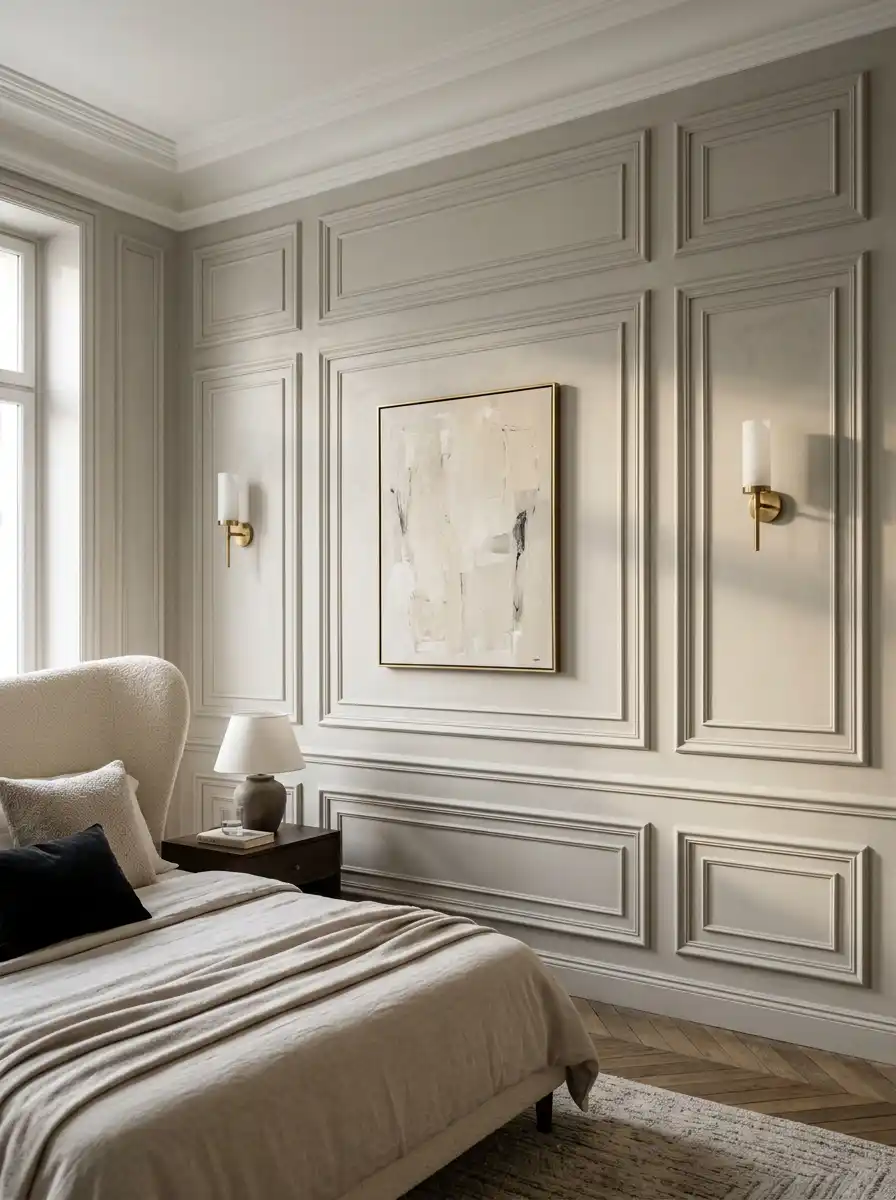 6. Wall Molding (Fake Architecture That Feels Real)