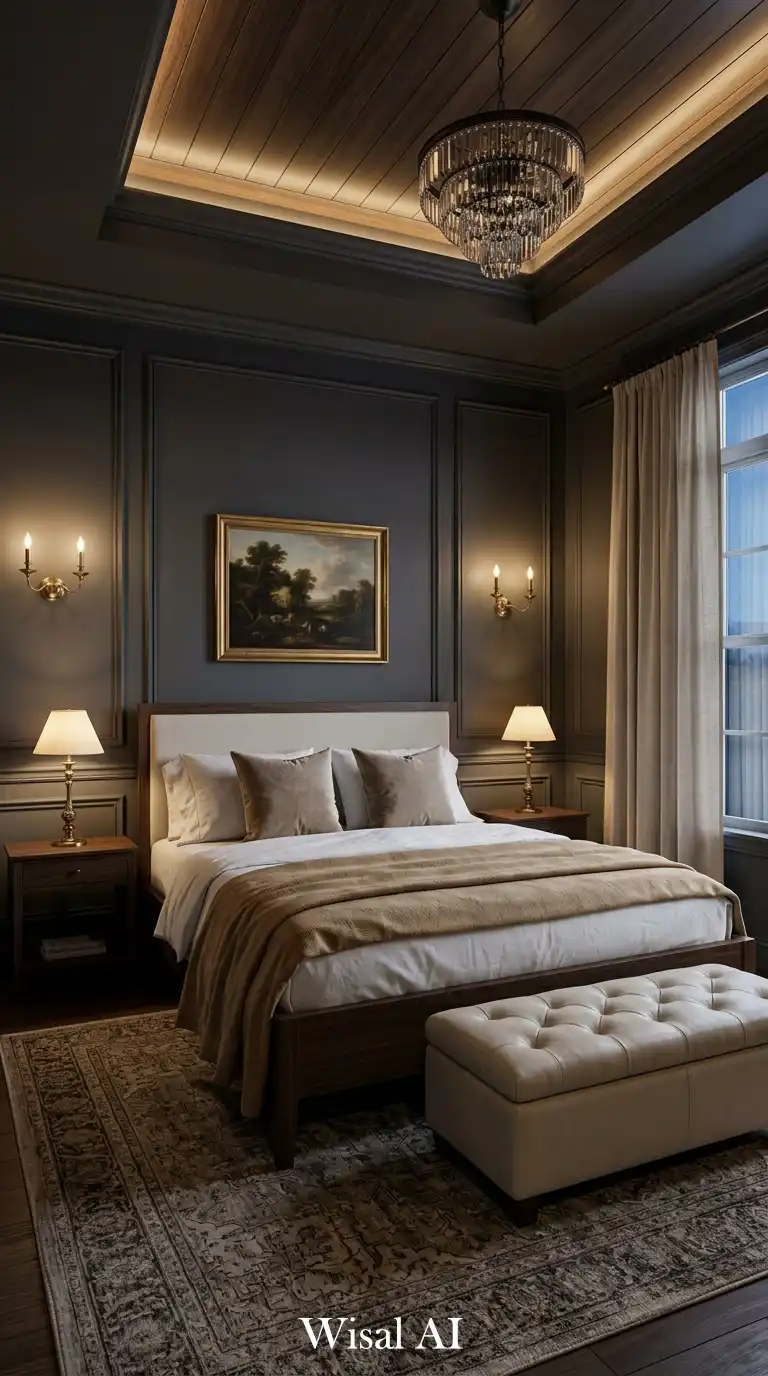 7. Enveloping Nocturnal Classic Bedroom