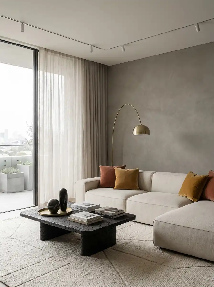 7. Stunning Living Room Ideas: The New Monochromatic and Textural Depth