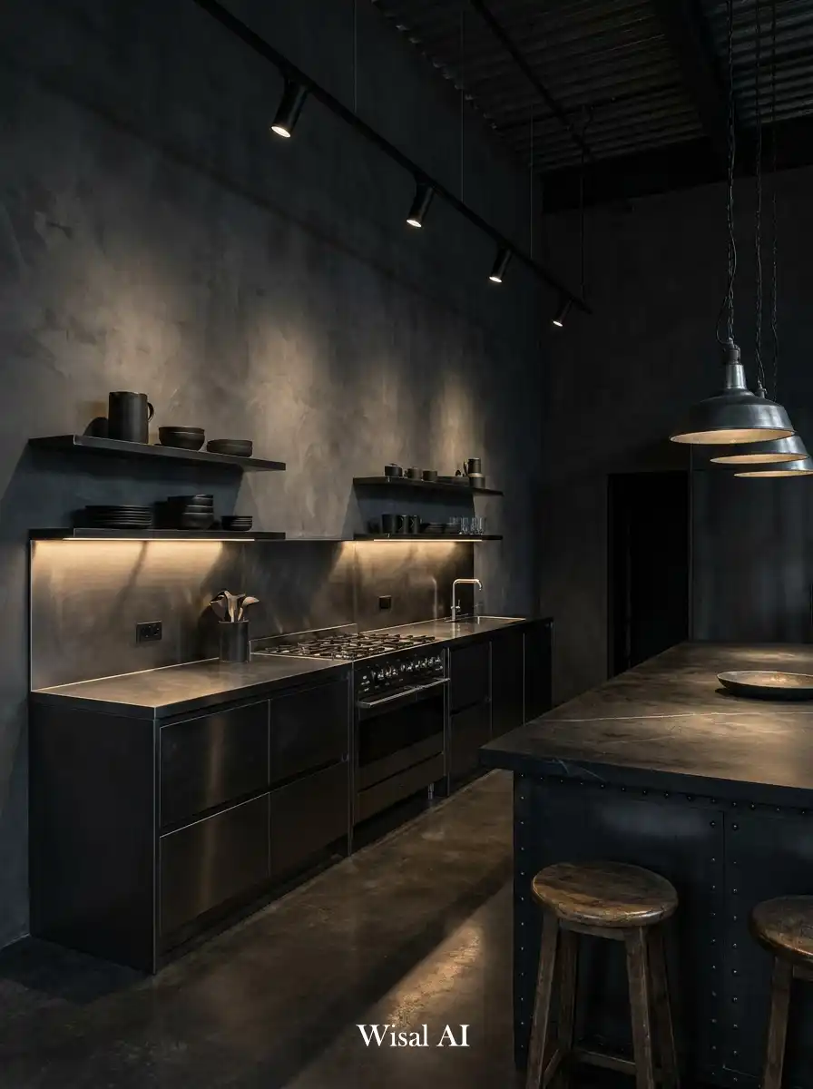 7. The Dark Atelier Professional Cooking Kitchen