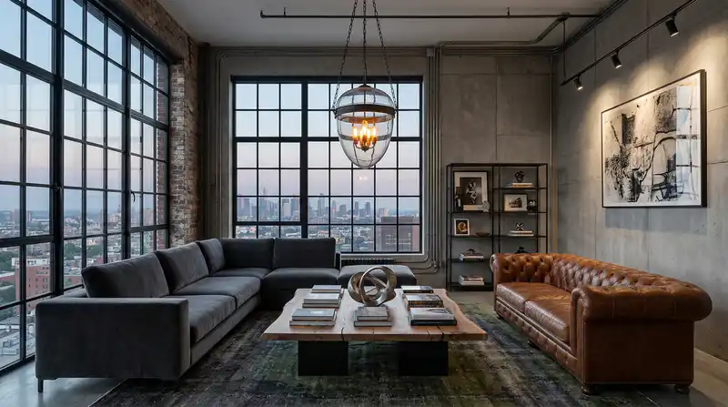 27 Moody Industrial Living Room Secrets for a Cozy yet Edgy Sanctuary 2026 Design Inspiration
