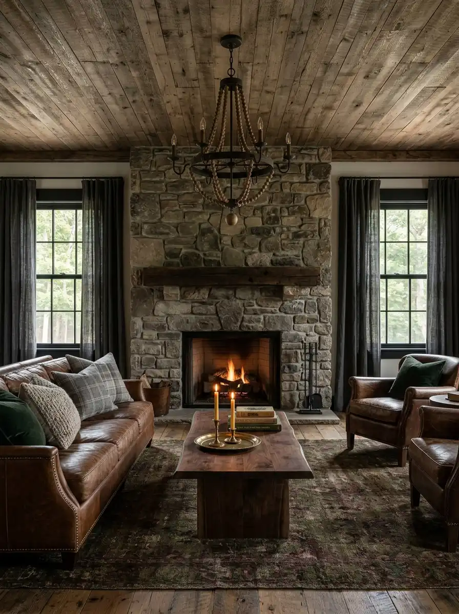 27 Moody Farmhouse Living Room Ideas 2026 That Look Cozy and Luxurious Design Inspiration