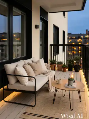 18 Black Balcony Ideas 2026  for a Sophisticated Modern Outdoor Space