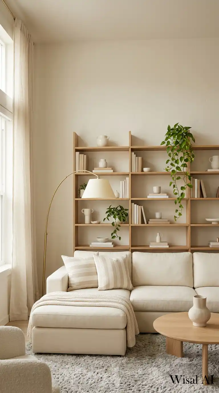 8. The Curated Minimalist Shelf