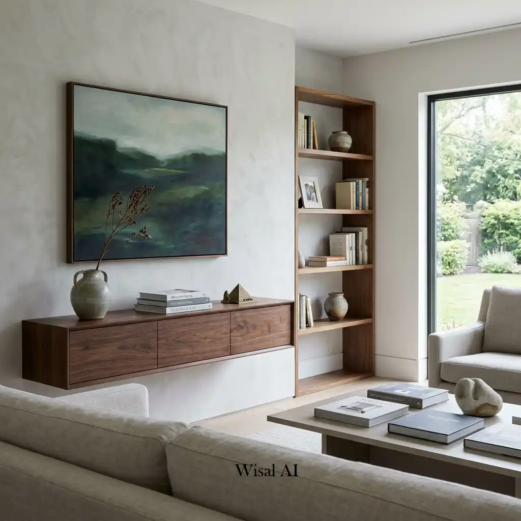 Beautiful home decorated with meaningful accessories and carefully styled surfaces.