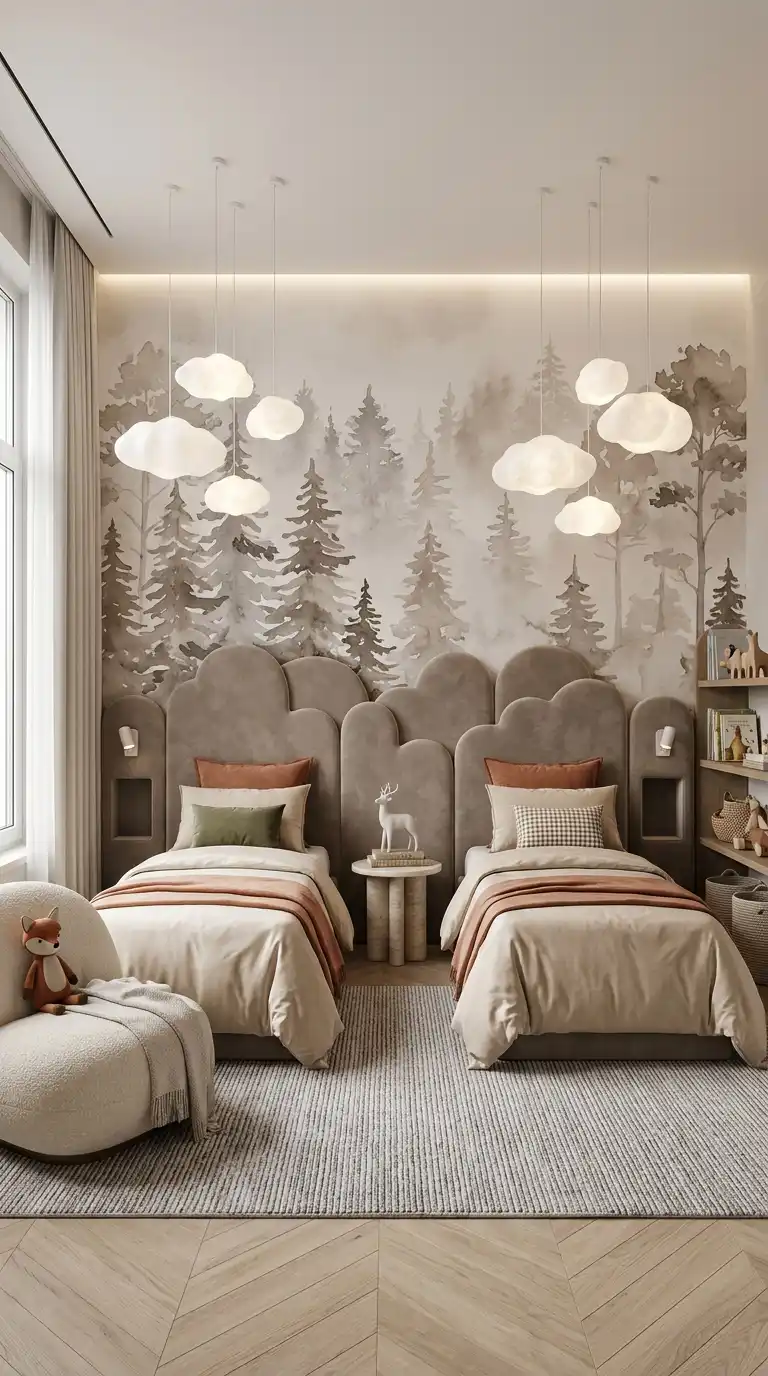 9. Enchanted Forest: Luxury Children Bedroom Design