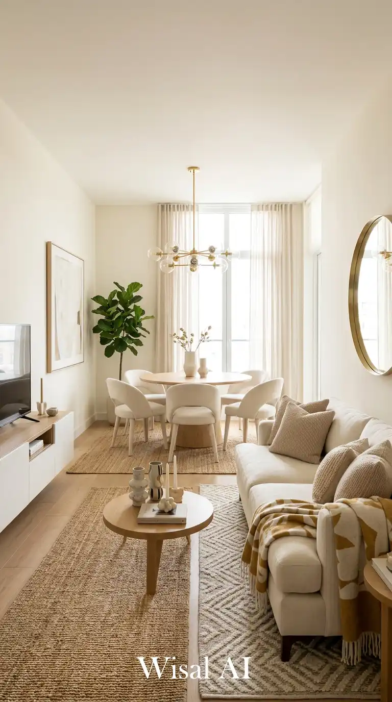 Small Living Room Ideas With Dining Tables, Radiant Flow