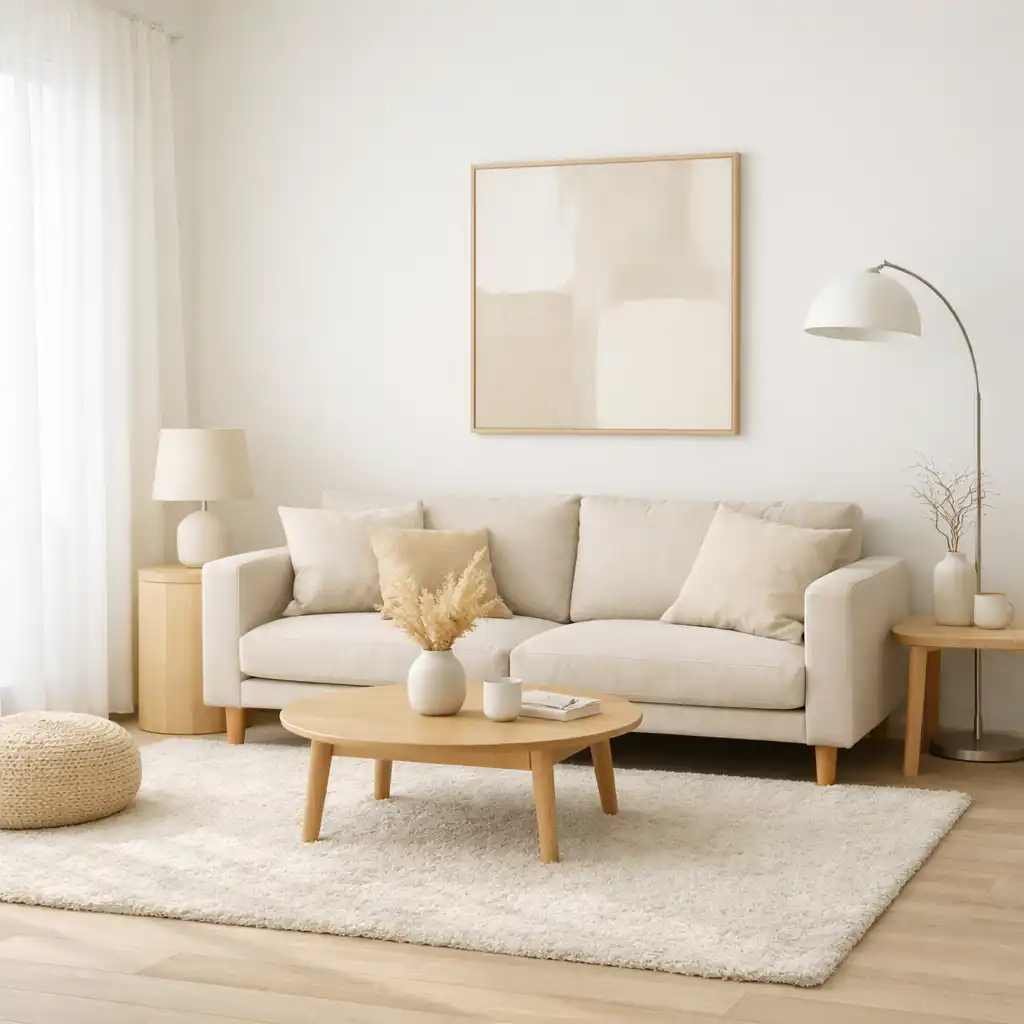 Top 10 Minimalist Living Room Ideas on a Budget (2026 Guide) - Neutral Tone Serenity Living Room A neutral color palette is the foundation of minimalist design. Think shades of white, beige, soft gray, and warm earth tones. This type of living room creates a calm and cohesive atmosphere that instantly feels more spacious and organized.