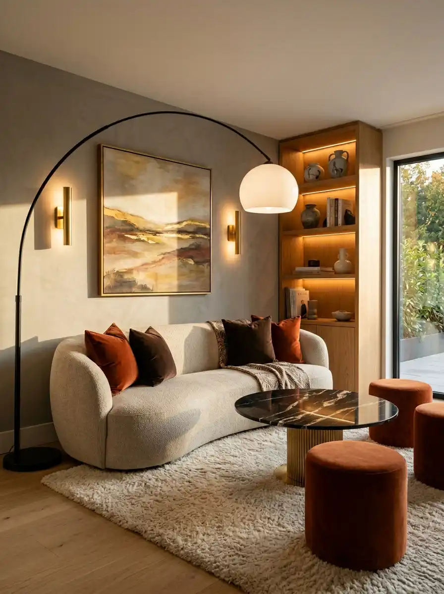 Luxury Organic Modern Living Idea: The Raw Earth & Iron Den - Luxury Organic Modern Living Idea: The Velvet Sunset Gallery