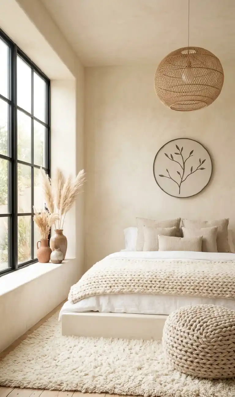 A hyper-realistic architectural visualization of a master suite featuring a floor-to-ceiling parametric accent wall. - A hyper-realistic architectural visualization of a master suite featuring a floor-to-ceiling parametric accent wall