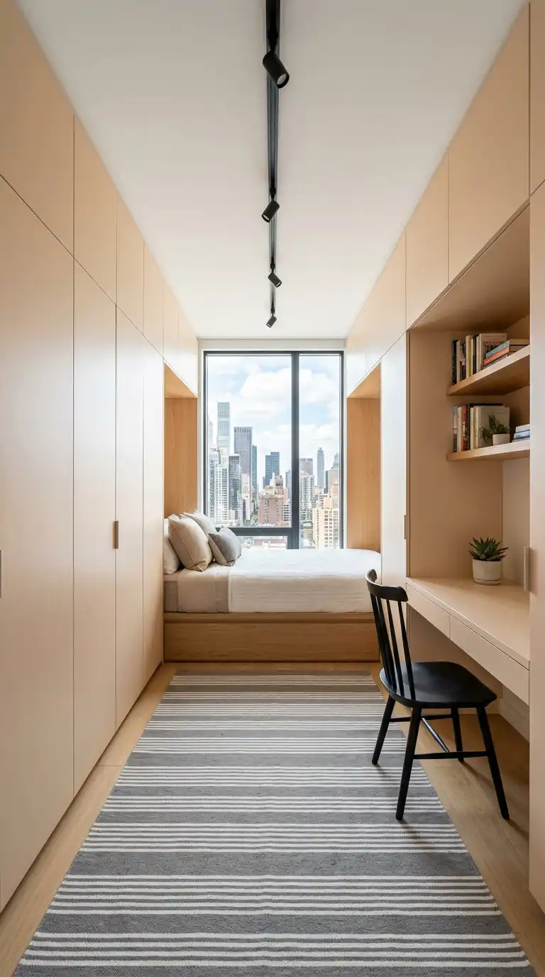 The Corridor Guest Bedroom: Linear Precision