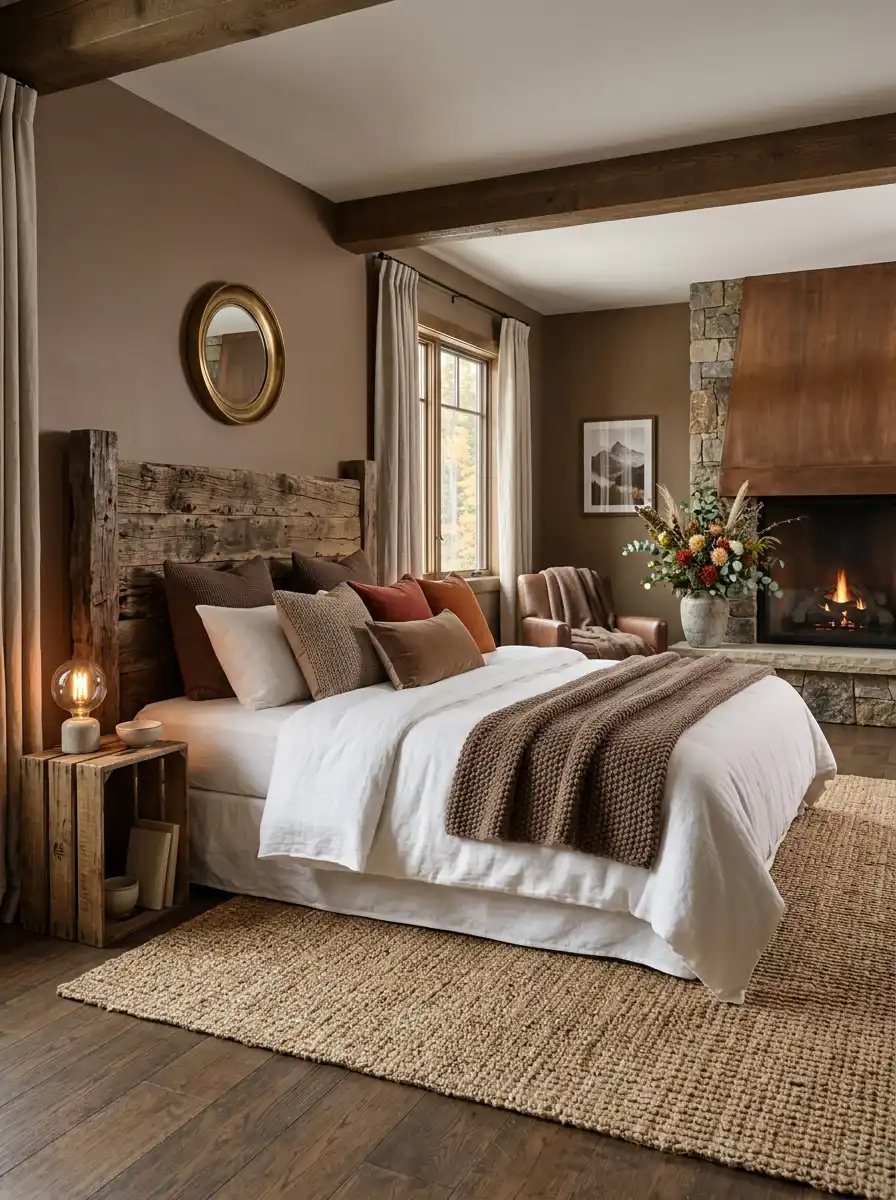 Luxury Mocha Bedroom Idea: The Rustic High-End Suite - Luxury Mocha Bedroom Idea: The Minimalist Espresso Gallery