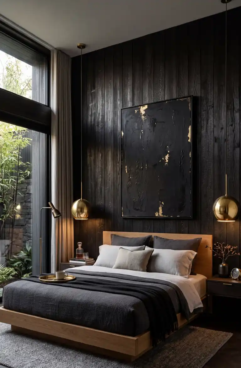 25 Best Japandi Bedroom Ideas to Transform Your Space into a Serene Sanctuary -  Modern Charcoal & Brass