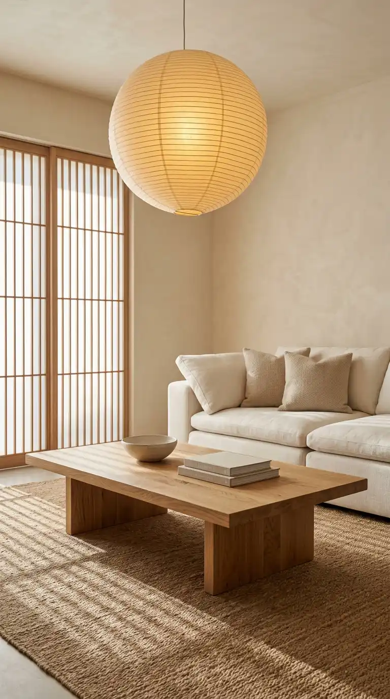 1. The Art of Zen: Balanced Japandi Living Room Design