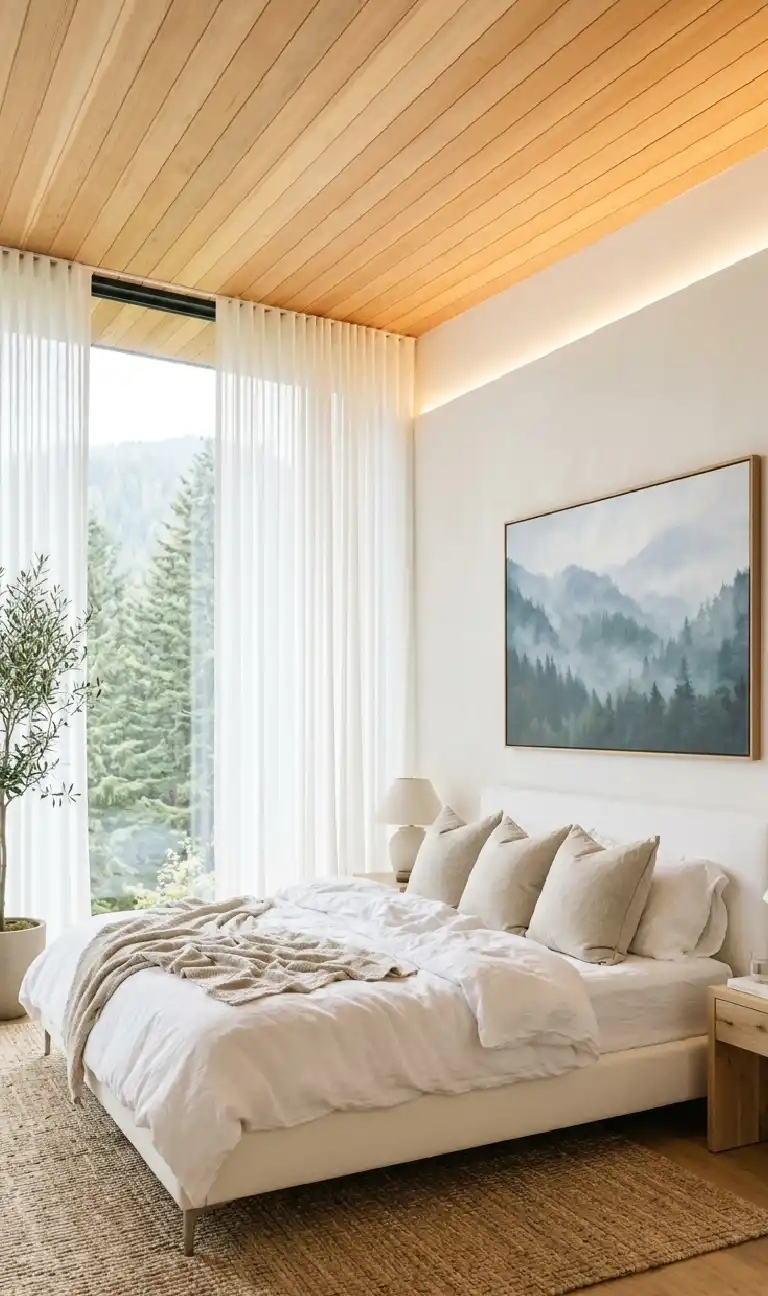 Organic Modern Bedroom: The Mediterranean Earth-Tone Suite - Organic Modern Bedroom: The Ethereal Nordic Loft