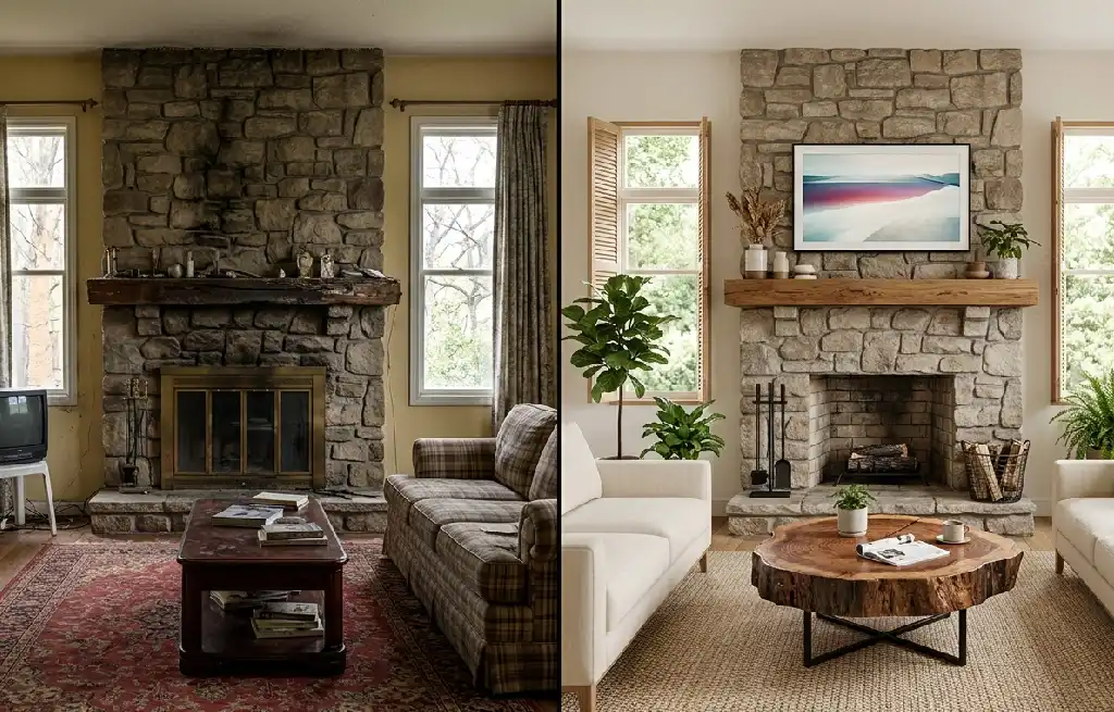 3. Low-Profile Luxury: "Before & After" Spatial Scaling - Redefining the "Quiet Luxury" aesthetic. 21 Before & After moments that prove less is truly more in home design.