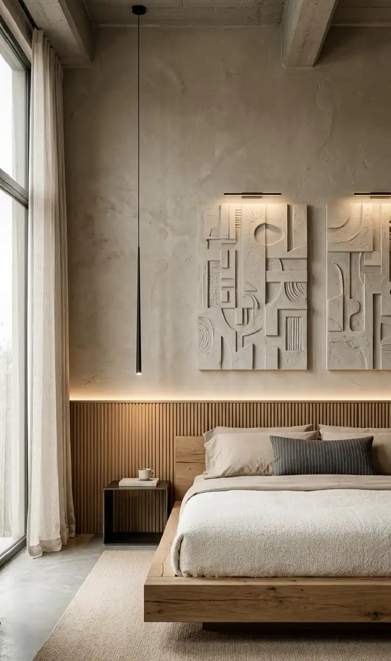 22 Luxury Modern Bedroom Ideas: Mastering the Dialogue Between Structural Volume and Tactile Warmth in 2026 -  LUXURY MODERN BEDROOM DESIGN: THE TACTILE BRUTALIST RETREAT