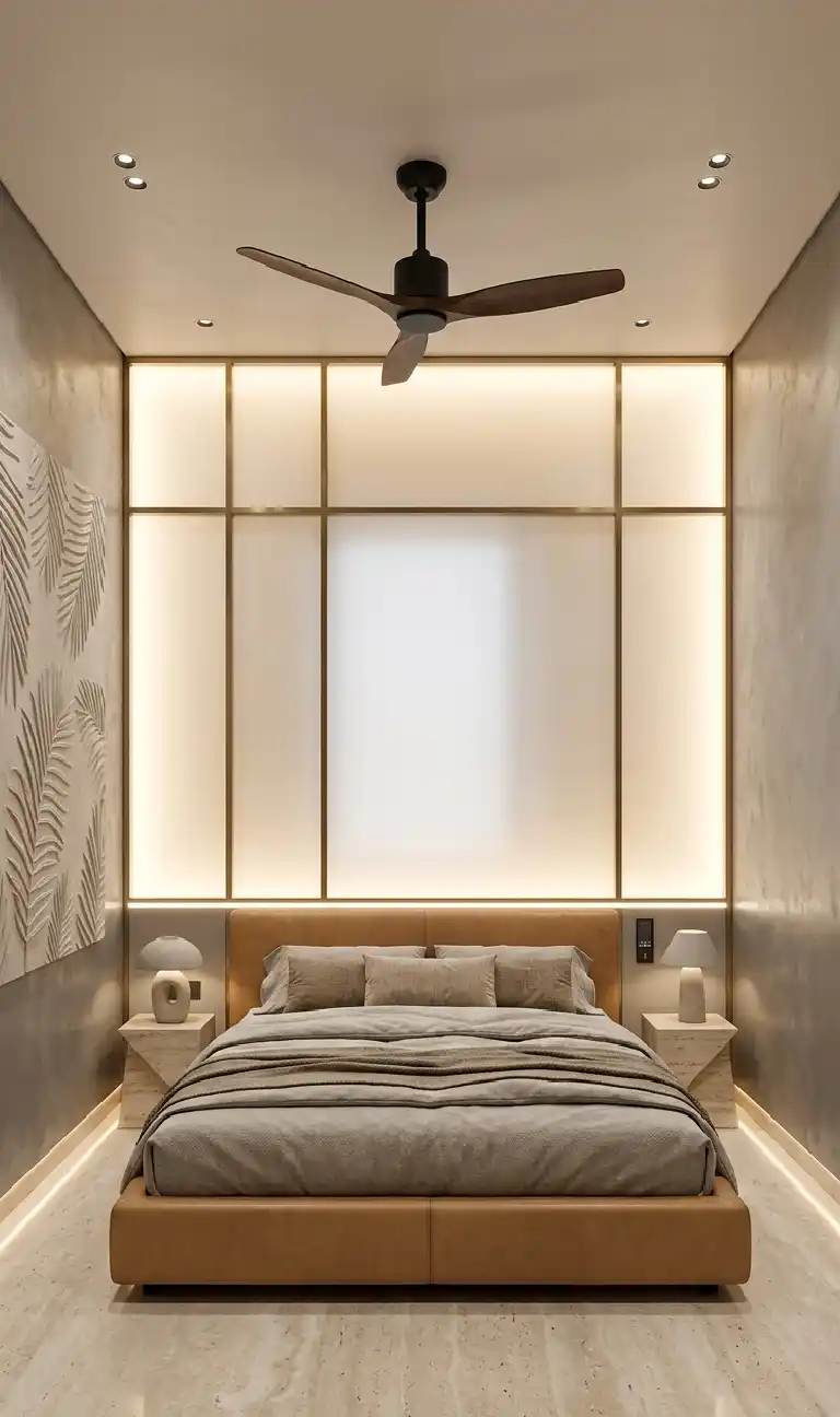 22 Luxury Modern Bedroom Ideas: Mastering the Dialogue Between Structural Volume and Tactile Warmth in 2026 -  LUXURY MODERN BEDROOM DESIGN: THE TECTONIC ILLUMINATED SUITE