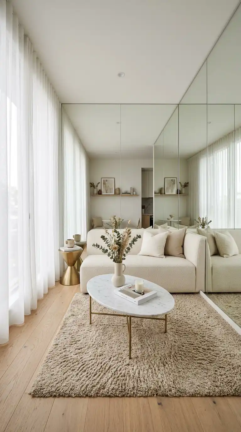 The Reflective Horizon: Expanding Small Living Quarters