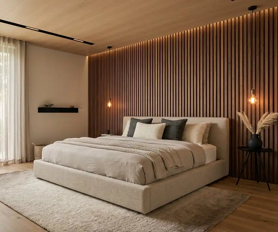 22 Luxury Modern Bedroom Ideas: Mastering the Dialogue Between Structural Volume and Tactile Warmth in 2026 -  LUXURY MODERN BEDROOM DESIGN: THE WARM MINIMALIST SANCTUARY
